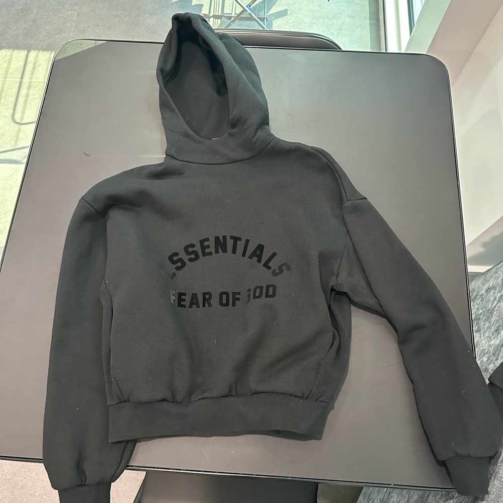 Fear of God Essentials Black Hoodie
